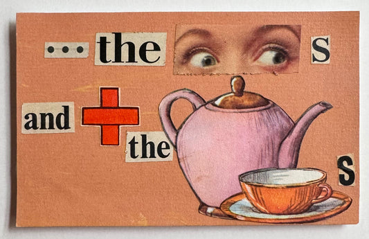 Postcard Collage (Dot the Eyes and Cross the Ts)